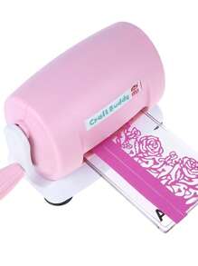 A Pink Mini Manual Die Cutting Machine - Pink - View 4