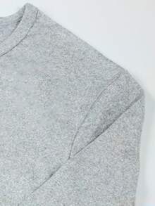 Plus Size Custom Print Long Sleeve Pajama Top, Back To School Season, Fall, Cozy