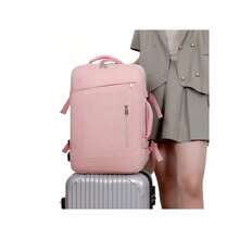 Viral Backpack Laptop Travel School Waterproof Executive Notebook Waterproof Tennis Storage-W01 - 玫瑰紅 - 查看 2