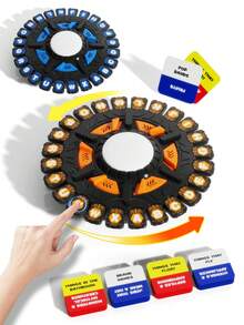 Gioco da tavolo alfabeto, il gioco da tavolo veloce per tutte le età, scegli una categoria e gareggia contro il tempo per essere l'ultimo giocatore rimasto, giochi di carte, giochi da tavolo, giochi interattivi, gioco da tavolo strategico