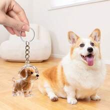 Cute Pet Souvenirs, Transparent And Compact Design, Collect Pet Hair At Any Time, Treasure Every Warm Memory, Carry The Keychain With You, And Easily Store It When Walking The Dog And Combing The Hair, Creating A Heartwarming Souvenir For Your Furry Child~ - Multicolor - View 7