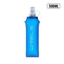 WRELS 1 pièce Bouteille d'eau de sport pliable de 150/250/500 ml, bouteille d'eau chaude et froide sans odeur pressée à chaud