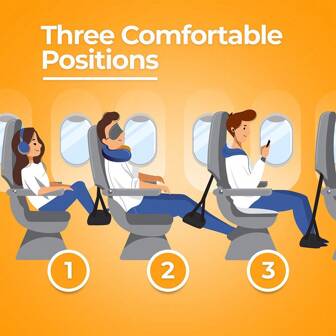 Travel Rest Hanging Footstool, Equipped With Adjustable Straps, Multifunctional Travel, Portable Travel Hammock Foot Resting Chair For Office Home Outdoor Footrest, Hammock Comfy Furniture Travel Accessories Aircraft Footrest Travel Essentials Travel Must Haves Beach Vacation Summer Holiday School Accessories Back To School Supplies Stuff