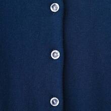 Girls' Cardigans Sweater Cotton Button Solid Long Sleeve Knit Sweaters