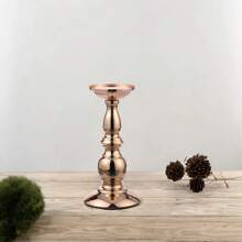 1 Pc/1 Set Of Luxury Metal Candle Holder/Candlestick Holders, Windproof Candle Holder With Windshield, Ivory Scented Candle For Nordic Retro Style Romantic Table Decoration, Candlelight Dinner Props, Coffee Table Living Room Table Decoration, Tree Candle Decoration Candle Holder, Outdoor Garden Decoration, Office Table Decoration,