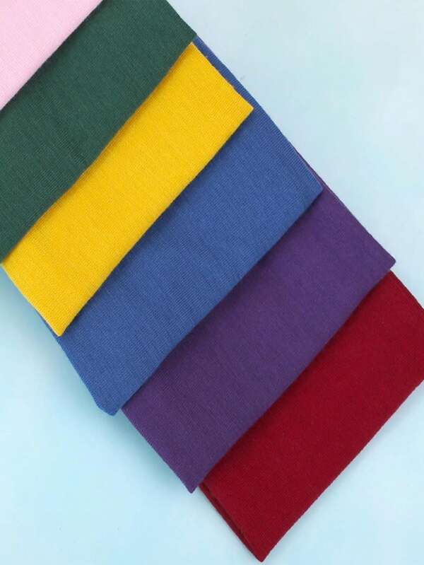 8 pièces Bandeaux anti-dérapants pour femmes (couleur aléatoire) - Bandeaux de sport à la mode pour femmes, bandeaux de sport en coton doux et élastique pour femmes, yoga, course à pied