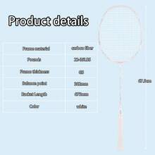 Badminton Rackets,Badminton Rackets Set Of 2,Contains 2 Badminton Rackets Plus Two Badminton Balls Plus A Bag - White - View 5