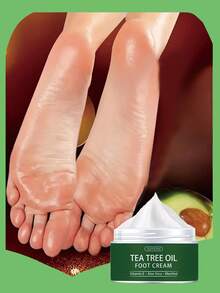 茶树油足霜，蕴含维生素E、芦荟和薄荷醇，滋养双足