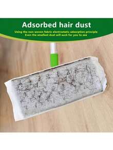 100片/包，30片/包超细纤维拖把垫，一次性拖把布，干湿两用厨房清洁抹布，静电除尘清洁布，地板清洁纸，适用于客厅、卧室、厨房