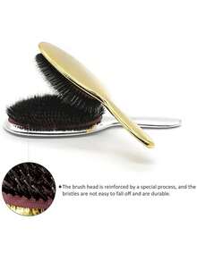 奢华金银色猪鬃扁平发梳，椭圆形防静电发梳，美发按摩梳，返校季、旅行度假必备，发梳，木梳，发刷，梳子，理发师，后梳，梳子，梳发，卷发梳，解结梳，球形梳，迷你发梳，卷发产品，圣诞节，美发，木梳，发梳，迷你发梳，解结梳，发刷，卷发梳，美发工具，发梳，后梳，造型梳，卷发梳，边缘梳，发梳，梳发，发刷套装，梳发，卷发梳，解结梳，女士发梳，头发，旅行，美发产品，美发工具，美发用品，理发师，理发师配件，理发店，美发设备