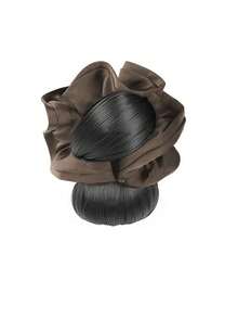 发饰假发丸子头假发女抓夹低扎大气花苞头发髻蓬松后脑勺自然假发发片套餐 - 彩色 - 查看 17