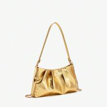 Dancing Engine Purses And Handbag Luxury Designer Shoulder Bags Pu Leather Evening Clutch Bag Purse Women's Bag - Gold - View 8