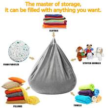 1pc Bean Bag Chair, Slouchy Sofa Chairs, Doll Storage, Large Bean Bag Chairs Suitable For Living Rooms, Bedrooms, Dormitories, And Offices; Children's Memory Foam Bean Bag Chairs – Loungers, Bean Bag Sofas, Poufs, Slouchy Sofas, Tatami Mats. These Are Supplies Applicable To Living Rooms And Outdoor Camping, Available In Yellow, Khaki, Coffee Brown, Green, Gray, And Blue.