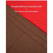 CRAZY SMITH 优质毛毡手提包收纳袋，适用于快速化妆旅行手提包内袋，带多个口袋，米色和棕色，安全拉链隔层，耐用毛毡材料，手提包收纳 | 时尚收纳 | 安全拉链口袋，钱包收纳袋