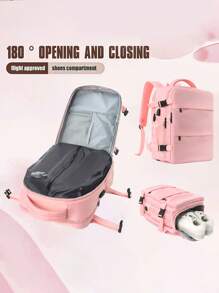 1 Piece Intelligent Vacuum Compression Large Capacity Lightweight Backpack Efficiently Saves Space And Protects Items Multifunctional Travel Backpack Luggage Bag/Outdoor Backpack Suitable For Hiking, Camping, Vacation, Business Trips And Daily Commuting For Men And Women Bag For School School Accessories School Stuff