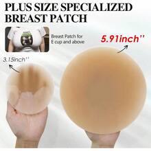 QY 2 Pairs Reusable Nipple Covers UltraThin  Silicone Nipple 8380 - Kem PlusSize - Xem 2