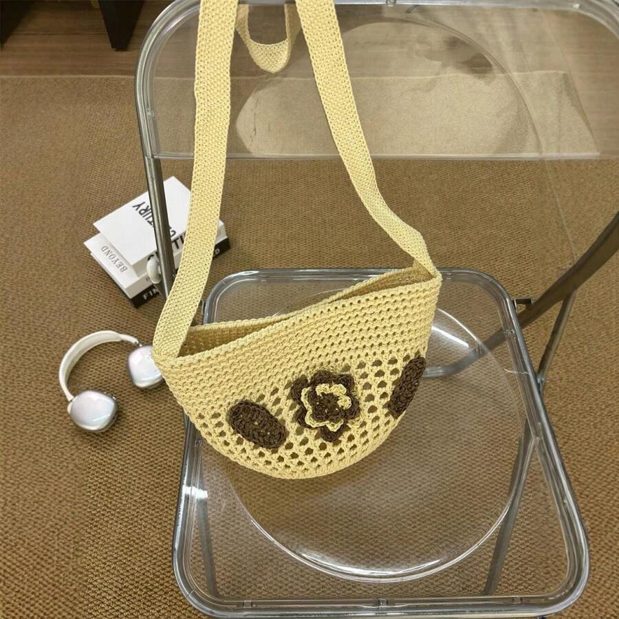 Women Shoulder Bags - 卡其 - 查看 1