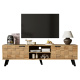 Wood + Particle Board + 50-59 Inches