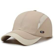 1 Stück Herren Outdoor Lässig Schnell Trocknende Sonnenschutz Baseballkappe für den Sommer