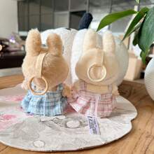 Doll Outfit: Tweed Jumper Dress And Top Set, For Labubu 1/2 Blind Box Model