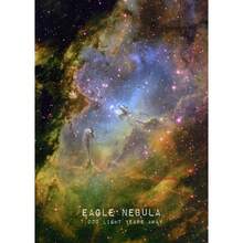 1 pièce Affiche de l'univers, peinture sur canevas d'art mural moderne de la nébuleuse de la Rosette, du trou noir, de la galaxie, décoration murale pour la chambre à coucher, avec cadre en option