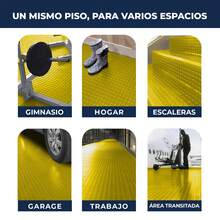 VINILMAX Piso Antiderrapante Resistente de 160 cm de Ancho x 200 cm de Largo | Antideslizante, Textura Rugosa, Soporte Non Woven, Fácil de Instalar | Ideal para Pasillos, Escaleras, Bodegas, Coches, Gimnasios, Talleres - Amarillo - Ver 7