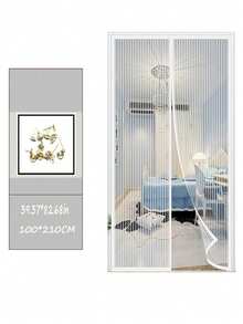 1Set Magnetic Screen Door(Send Thumbtack), Door Screen Magnetic Closure-Keeps Bugs Out Let Breeze In, Heavy Duty Mesh - Pet And Friendly, Works With Front Doors, Sliding Doors - Multicolor - View 8