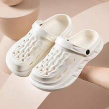 Lightweight Breathable Sandals Men Summer New Outdoor Anti-Slip EVA Slides Beach Casual Closed Toe Slippers - White - View 7