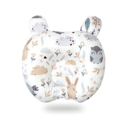 Neck Support Baby Shaping Pillow, Newborn Breathable Pillow To Prevent Flat Head, Head Shaping Pillow For Infants & Children, All Seasons