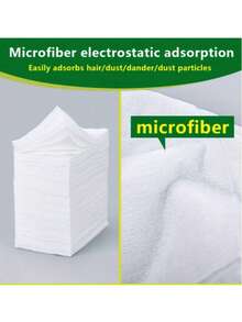 100片/包，30片/包超细纤维拖把垫，一次性拖把布，干湿两用厨房清洁抹布，静电除尘清洁布，地板清洁纸，适用于客厅、卧室、厨房