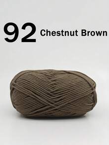 1/2支 5股混色乳白色腈纶纱线，50克/支，柔软多用途，中等粗细的乳白色纱线 - 非常适合手工编织、手工织造、DIY工艺品，可用于DIY钩编包、手提袋、围巾、帽子、毛衣、衣服、拖鞋、鞋子、玩偶、靠垫、钩编毯子、手工钩编项目、DIY小礼物、情人节礼物。