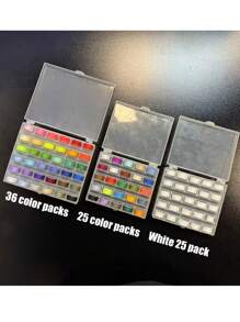 36/25 Cores Conjunto de Carretéis de Linha de Costura de Alta Qualidade com Estojo de Bobina, Adequado para Várias Máquinas de Costura, com Caixa de Armazenamento de Bobina (Cor Aleatória)