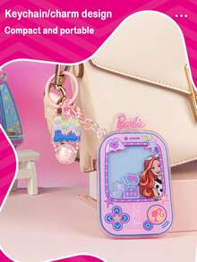 Mattel 1 مجموعة حقيبة مفاتيح مُرخصة رسميًا من باربي صندوق مفاجأت صندوق أعمى صندوق الهاتف المحمول P & amp؛ حقيبة محفظة معلقة عشوائية واحدة هدايا عيد ميلاد وعيد الميلاد - BB-202501-4 - مشاهدة 6