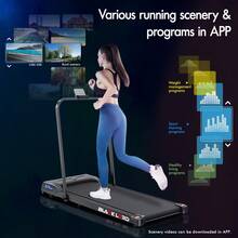 BLACK LORD Treadmill Walking Pad Gym Fitness Foldable - Black - View 10