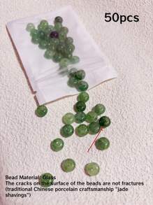 50/100pcs 5mm X 8mm Imitation Jade, Agate, Abacus Beads, Loose Beads, Wheel Beads, Spacer Beads For DIY Jewelry Making, Bracelets, Keychains, Necklaces, Crafts Decoration, Colorful Beads Material To Inspire Your Creative Designs