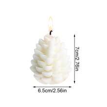 1PC Handcrafted Pine Cone Scented Candle - Indoor Use, Christmas Festive Holiday Decor For Home, Office, Restaurant, Perfect Christmas Gift For Best Friends & Loved Ones, Romantic Winter Holiday Decor, No Battery Required Home Decor Christmas Decorations Room Decor, Christmas Gifts