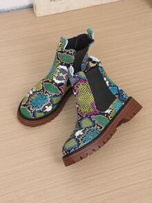 女士踝靴、平底踝靴、一脚蹬鞋、黑色鞋、冬靴、黑色靴子、女鞋、平底鞋、新款鞋、踝靴、女鞋、高跟鞋、女士靴子 - 彩色 - 查看 10