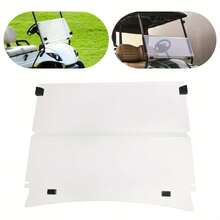 YUNRUX Transparent Golf Cart Windshield For EZGO TXT 2014+ With High-Strength - A - View 7