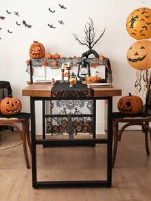 1pc Lace Table Runner, Holiday Decor