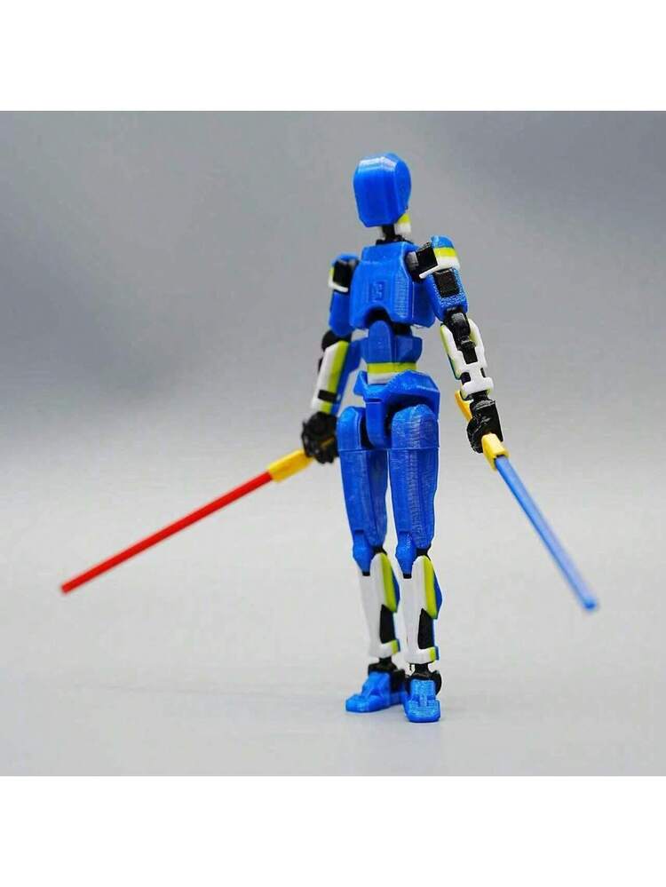 T13 可動アクションフィギュア 完全組み立て済み、マルチカラーの