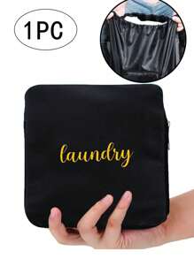 1/2Pcs Travel Laundry Bag, Foldable Dirty Cloth Laundry Travel Bag, Extra Large Travel Laundry Bag, Heavy Duty Travel Laundry Bag, Large Laundry Hamper Liner, Laundry Bag, Suitable For Home Use, College Students, Travel, Gym, Camp, Students, Bedroom Storage, Home Travel Organizer Storage Bins Closet Organizer For Clothing Wardrobe Storage Closet Dividers Closet Dividers Dorm Sweater Sock Pants Jeans Underwear Bag For School School Accessories School Stuff - Multicolor - View 13