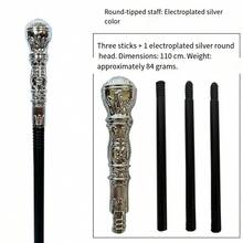 Accessori per cosplay di Ognissanti per adulti e bambini, scettro a forma di testa di serpente, bastone del re, bacchetta magica da strega o mago, faraone