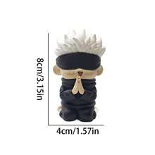 bandai Seria postaci z anime-Gojo Satoru, Itadori Yuji, Shakkyo, Fushiguro Megumi, Anime Chibi statyczne figurki na biurko, prezent