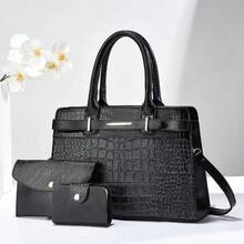 Women Top Handle Bags - 黑色 - 查看 1