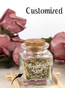 Custome Honeymoon Sand Bottle - Vacation Keepsake - Honeymoon Gift, Honeymoon Keepsake Jar, Honeymoon Keepsake Bottle, Vacation Beach Sand