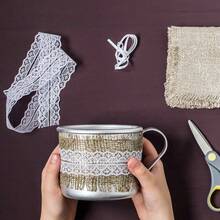 1Roll/10Meters 1.57inch/4cm White Lace Trim Fabric Ribbon Craft DIY Lace Sewing Handmade Embroidery Home Accessories - White - View 5