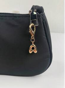 Bubble Letters Cute Necklace Pendant Bag Pendant-Lucky Crystal Pendant, Alphabet Letters A-Z, Shiny Alloy Bag And Backpack Pendant-Perfect Gift For Birthdays And Special Occasions, Key Chain Ring Bag Backpack Pendant Car Pendant Gift For Ladies And Girls, Wallet And Handbag Accessories. Random Assorted Old And New Style Letters