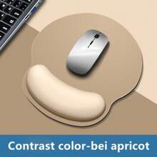 Ergonomic Mouse Pad With Wrist Rest - Soft Memory Foam, Non-Slip Silicone Base, Comfortable For Long Computer Work, Desktop Accessory