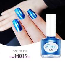 镜面指甲油、速干金属指甲油、冰透明荧光指甲油、亮丽多彩指甲油、炫彩反光指甲油、风干型、快速亮泽、温和气质、美甲DIY家用，23种颜色可选 - 彩色 - 查看 32