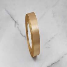 1 Roll Vibrant Multicolor Satin Ribbon, 1.57 Inches X 25 Yards, Suitable For Gift Wrapping, Headbands, Bouquets, Wreaths, DIY Projects And Wedding Decorations, Christmas Gift Tying Ribbon - Gold - View 7